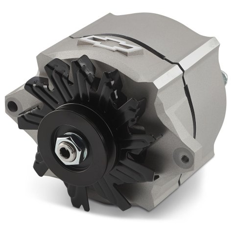 Proform Slant Edge Alternators 141-149 and Generators, Alternator, GM 10SI Case, Gray Crinkle, 12V, 100 amp, 1-wire Hook-up, V-Belt, GM, Small Block, Big Block, Each thumbnail 5
