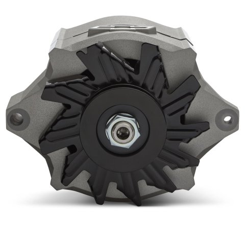 Proform Slant Edge Alternators 141-149 and Generators, Alternator, GM 10SI Case, Gray Crinkle, 12V, 100 amp, 1-wire Hook-up, V-Belt, GM, Small Block, Big Block, Each thumbnail 6