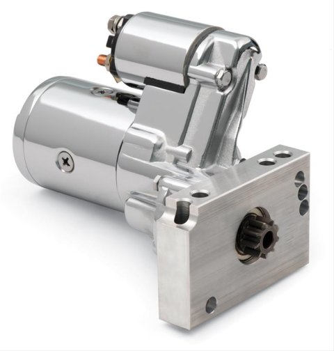 Proform High-Torque Starters 66259 Starter, Fullsize, Inline, High-Torque, Chrome, 153/168-tooth, Chevy, Each
