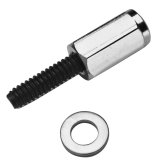 Proform Universal Valve Cover Fasteners 66650 Hold Downs, Aluminum Hex/Chrome, Steel 1/4 in.-20 Stud, Stainless Steel Washers, Set of 4 thumbnail 2