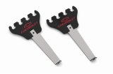 Proform GM Licensed Chevrolet Wire Looms 141-636 Ignition Loom/Separator, Bowtie, Steel/Nylon, Chrome/Black, 7-8mm, Chevy, Pair thumbnail 1