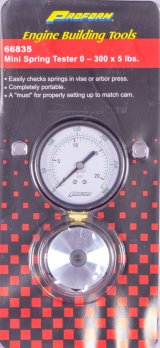 Proform Mini Valve Spring Testers 66835 Tester, Mini, Vise/Arbor Mount, 0-300 lbs/in Range, Recalibration Feature, Each thumbnail 3