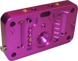 Proform Race Calibration Billet Metering Blocks 67150C Block, Calibration, Primary, Aluminum, Purple Anodized, Holley 4150 Series, Each thumbnail 2
