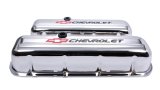 Proform Stamped Steel Chevrolet Valve Covers 141-813 Covers, Tall, Steel, Chrome, Logo, Chevy, Big Block, Pair thumbnail 2