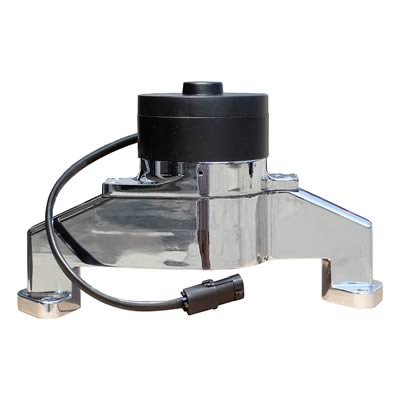 Proform Electric Water Pumps 68230C Pump, Electric, 35 gpm, Aluminum, Chrome, Chevy, Big Block, Includes Hose Adapter, Each