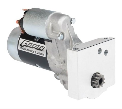 Proform High-Torque Starters 66265 Starters, High-Torque, Mini, Inline, 166-tooth, Standard Rotation, Black, Oldsmobile, Pontiac, V8, Each