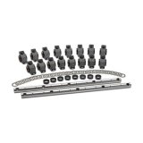 Proform Extruded Aluminum Shaft Mount Roller Rocker Arms 440-469 Arms, Arms, 1.6 Ratio, Aluminum, Black Anodized, Chrysler, Dodge, Plymouth, Small Block, Set of 16 thumbnail 2