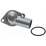 Proform Aluminum Water Necks 141-501 Neck, Aluminum, Chrome, 15 Degree, Chevy, Big/Small Block, Each thumbnail 1