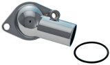 Proform Aluminum Water Necks 141-501 Neck, Aluminum, Chrome, 15 Degree, Chevy, Big/Small Block, Each thumbnail 2