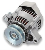Proform Alternators 66433 Alternator, Polished, V-Belt, 50 Amp, Nippondenso, 1-Wire, Each thumbnail 3
