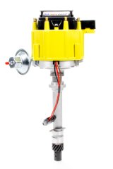 Proform GM Licensed Distributors 141-681 Distributor, HEI, Vacuum, Mechanical Advance, Coil, Steel Gear, Yellow Cap, Licensed, Chevy, V-8, Each thumbnail 2