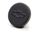 Proform Oil Filler Caps for Chevrolet 141-629 Fill Cap, Steel, Round, 1.220 in. Diameter, Black, Push-In, Universal, Bowtie Emblem, Each thumbnail 2