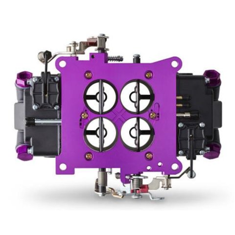 Proform Black Race Series 850 CFM 4-Barrel Carburetor 67303 Carburetor, Series, cfm, 4-Barrel, Dual Inlet, Black/Purple, Each thumbnail 1