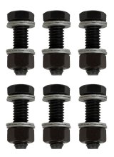 Proform Wedge-Locking Collector Bolts 66757 Fastener, Bolt, Hex Head, Steel, Black Oxide, 3/8-16 in., Set of 6 thumbnail 3