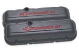 Proform Stamped Steel Chevrolet Valve Covers 141-888 Covers, Steel, Tall, Shark Gray, Bowtie Logo, Chevy, Big Block, Pair thumbnail 2