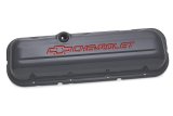 Proform Stamped Steel Chevrolet Valve Covers 141-888 Covers, Steel, Tall, Shark Gray, Bowtie Logo, Chevy, Big Block, Pair thumbnail 4