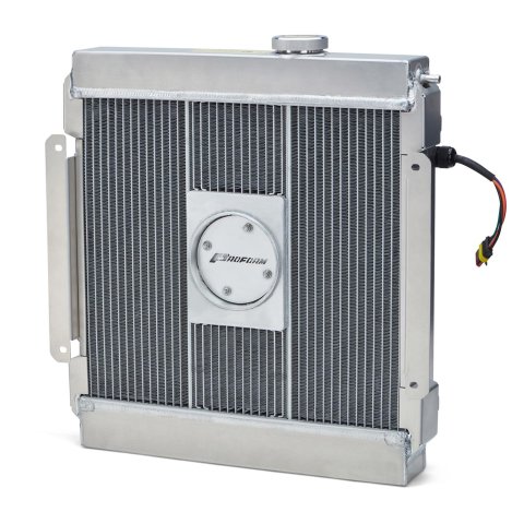 Proform Slim-Fit Radiator Systems 69682.2 Radiators, Systems, Downflow, Aluminum, Natural, Transmission Cooler, Single Fan, Ford, 2.8L, 3.3L, 4.3L, 4.7L, Kit thumbnail 2