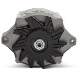Proform Parts Alternators and Generators 141-153 Alternator; 100 AMP; GM 1-Wire; Slant-Edge; Black Bowtie; Cast Gray Crinkle thumbnail 6