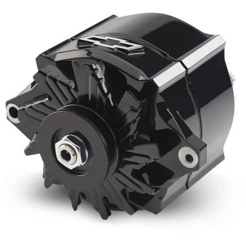 Proform Parts Alternators and Generators 141-147 Alternator; 100 AMP; GM 1-Wire; Slant-Edge; Raised Bowtie; Liquid Black thumbnail 1
