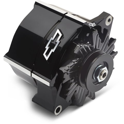 Proform Parts Alternators and Generators 141-147 Alternator; 100 AMP; GM 1-Wire; Slant-Edge; Raised Bowtie; Liquid Black thumbnail 3
