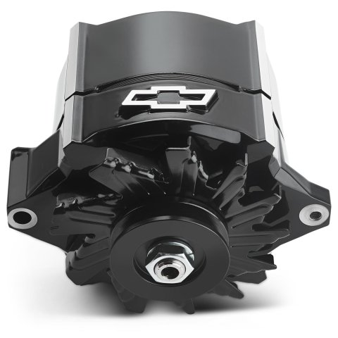 Proform Parts Alternators and Generators 141-147 Alternator; 100 AMP; GM 1-Wire; Slant-Edge; Raised Bowtie; Liquid Black thumbnail 4