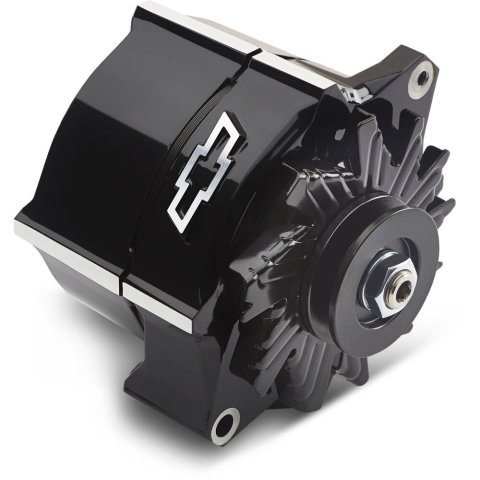 Proform Parts Alternators and Generators 141-147 Alternator; 100 AMP; GM 1-Wire; Slant-Edge; Raised Bowtie; Liquid Black thumbnail 7