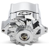 Proform Parts Alternators and Generators 141-154 Alternator; 100 AMP; GM 1-Wire; Slant-Edge; Recessed Black Bowtie Logo; Chrome thumbnail 3