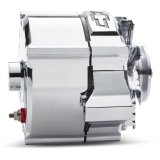 Proform Parts Alternators and Generators 141-154 Alternator; 100 AMP; GM 1-Wire; Slant-Edge; Recessed Black Bowtie Logo; Chrome thumbnail 6