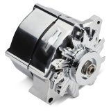Proform Parts Alternators and Generators 141-151 Alternator; 100 AMP; GM 1-Wire; Slant-Edge; Raised Bowtie; Polished thumbnail 2