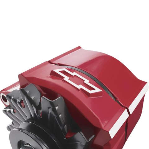 Proform Parts Alternators and Generators 141-150 Alternator; 100 AMP; GM 1-Wire; Slant-Edge; Raised Bowtie; Red thumbnail 6