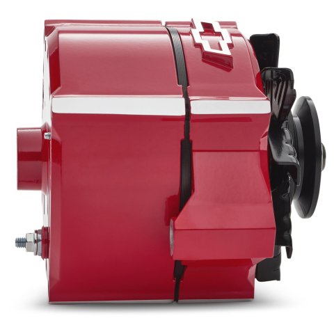 Proform Parts Alternators and Generators 141-150 Alternator; 100 AMP; GM 1-Wire; Slant-Edge; Raised Bowtie; Red thumbnail 7