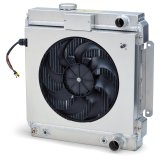 Proform Slim-Fit Radiator Systems 69681.2 Radiators, Systems, Downflow, Aluminum, Natural, Transmission Cooler, Single Fan, Ford, 2.8L, 3.3L, 4.3L, 4.7L, Kit thumbnail 3