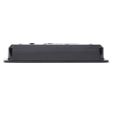 Proform GM Licensed Slant Edge Valve Covers 141-847 Cover, Cast Aluminum, Gloss Black, Edge, Raised Chevrolet Logo, Chevy, Small Block, Pair thumbnail 5