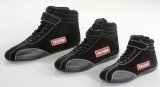 RaceQuip Euro Carbon-L Racing Shoes 30500010RQP Shoes, Mid-top Style, US Youth Shoe Size 1, Pyrovatex Liner, Black, SFI 3.3/5, Pair thumbnail 5