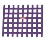 RaceQuip Non-SFI Ribbon Window Nets 721055RQP Net, Non-SFI, Ribbon, Rectangle, Polypropylene, Purple, 24 in. Width, 18 in. Height, Each thumbnail 2