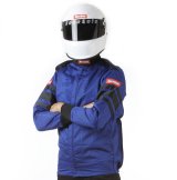 RaceQuip 120 Series Pyrovatex SFI-5 Jackets 121028RQP Jacket, Men's 3X-Large, Multiple Layers, SFI 3.2A/5 Safety Rating, Blue with Black Stripe, Each thumbnail 6
