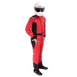 RaceQuip Chevron-5 Multi-Layer SFI-5 Suits 91609149RQP Driving Suit, Multi Layer Racing Driver Fire Suit, SFI 3.2A/5, Red, Medium-Tall, Each thumbnail 2