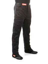 RaceQuip 120 Series Pyrovatex SFI-5 Pants 122006RQP Driving Pants, Series, Pyrovatex, Multi-Layer, Black with Black Stripe, Men's X-Large, Each thumbnail 1