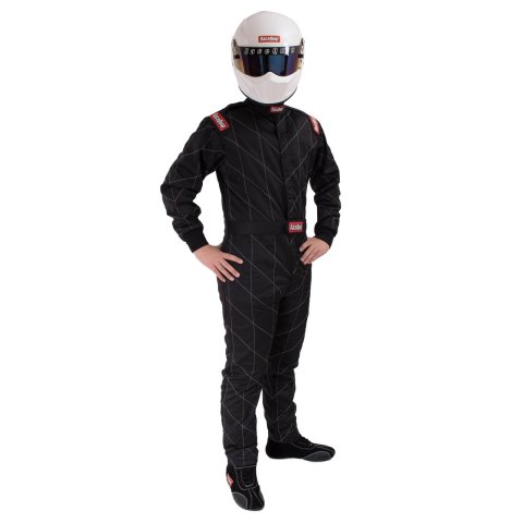 RaceQuip Chevron-5 Multi-Layer SFI-5 Suits 91609079RQP Driving Suit, Multi Layer Racing Driver Fire Suit, SFI 3.2A/5, Black, 2X-Large, Each thumbnail 2