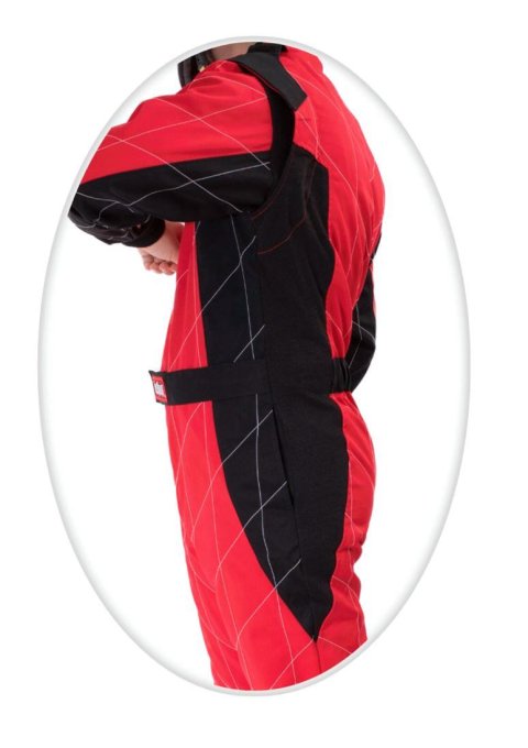RaceQuip Chevron-5 Multi-Layer SFI-5 Suits 91609079RQP Driving Suit, Multi Layer Racing Driver Fire Suit, SFI 3.2A/5, Black, 2X-Large, Each thumbnail 3