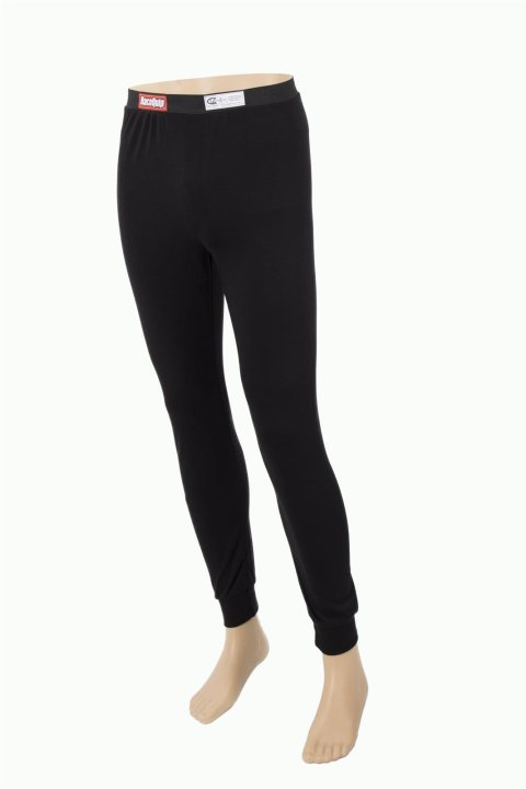RaceQuip SFI 3.3 Fire-Retardant Underwear Pants 422999RQP Fire Retardant Pants, 3.3, Full Length, Nomex, Black, Men's 4 X-Large, Each thumbnail 1