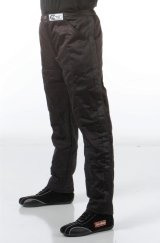 RaceQuip 120 Series Pyrovatex SFI-5 Pants 122008RQP Driving Pants, Series, Pyrovatex, Multi-Layer, Black with Black Stripe, Men's 3X-Large, Each thumbnail 2