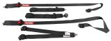 RaceQuip Camlock 6-Point Harness 746006RQP Racing Harness, Sportsman, Complete, 6-Point, Camlock, HANS Compatible, SFI 16.1, Polyester, Black, Each thumbnail 1