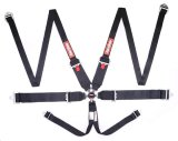 RaceQuip Camlock 6-Point Harness 746006RQP Racing Harness, Sportsman, Complete, 6-Point, Camlock, HANS Compatible, SFI 16.1, Polyester, Black, Each thumbnail 2