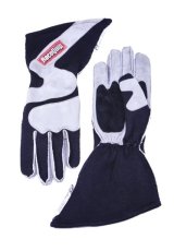 RaceQuip 359 Series Outseam Angle-Cut Gloves 359605RQP Driving Gloves, Series, Two Layer, Nomex/Suede, Race Gloves, SFI 3.3/5, Black/Gray, Large, Pair thumbnail 4