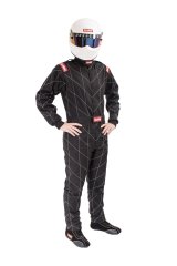 RaceQuip Chevron-1 FRC SFI-1 Suits 130902RQP Suits, One-Piece, Men's Small, Single Layer, SFI 3.2A/1, Black, Each thumbnail 1