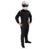RaceQuip Chevron-5 Multi-Layer SFI-5 Suits 91609059RQP Driving Suit, Multi Layer Racing Driver Fire Suit, SFI 3.2A/5, Black, Large, Each thumbnail 2