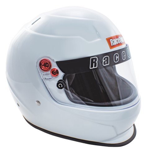 RaceQuip PRO20 Helmets 276111RQP Helmet, PRO20, Full, Gloss White, Snell SA2020, EPS Liner, No Graphic, X-Small, Each