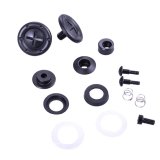 RaceQuip Helmet Shield Hardware Kits 205991RQP Components, Shields Hardware, Black Pivot Kit, For Face Fits 2010/2015/2020 PRO and VESTA Model Helmets, Sold as a Kit thumbnail 1