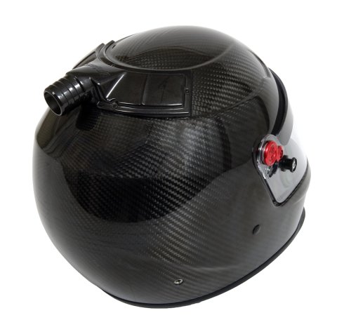 RaceQuip PRO20 Top Air Helmets 92669029RQP Helmets, Air, Full, Gloss Carbon Fiber, Snell SA2020, EPS Liner, No Graphic, Small, Each thumbnail 2
